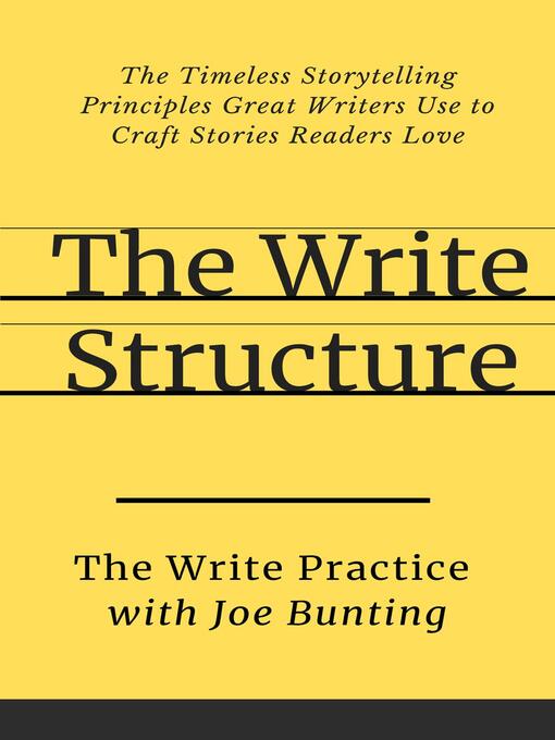 Title details for The Write Structure by Joe Bunting - Available